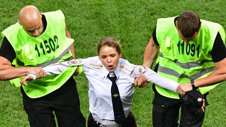 World Cup Final Protest Stewards To Be Punished For Failing To Stop