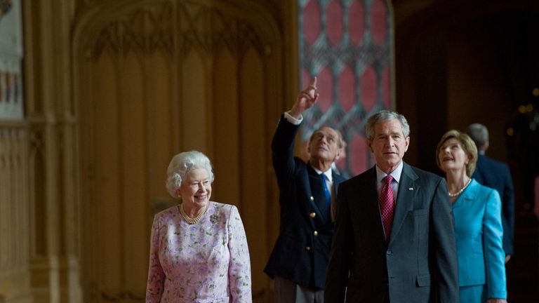 George W Bush visited in June 2008