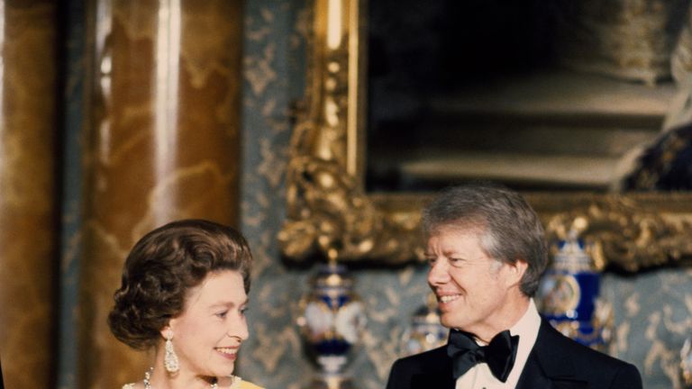 Jimmy Carter upset the Queen Mother bu kissing her on the lips