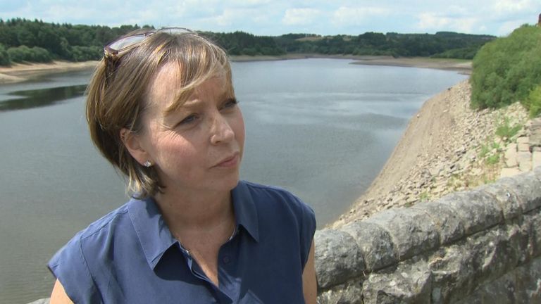 Helen Apps from United Utilities said they still need customers to use water wisely