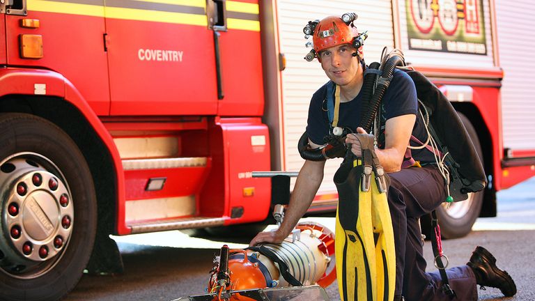 Richard Stanton. Pic: West Midlands Fire Service