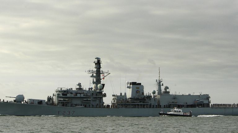 Rolls Royce engines are used to power Royal Navy warships