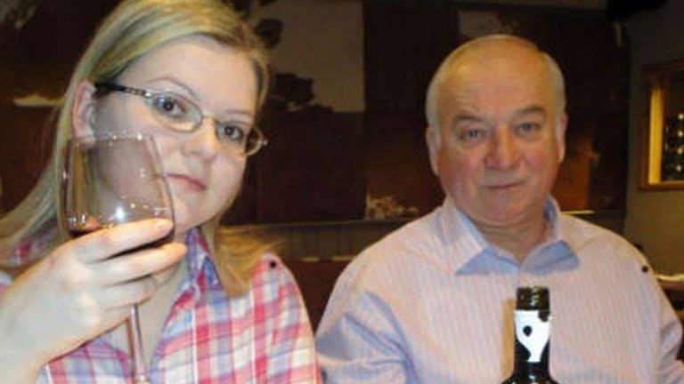 Sergei and Yulia Skripal were attacked with novichok and found slumped on a bench in Salisbury in March