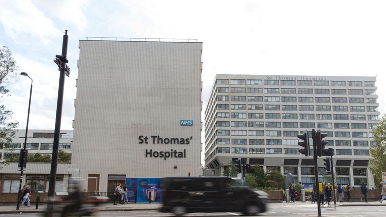 The two-year-old died at St Thomas Hospital