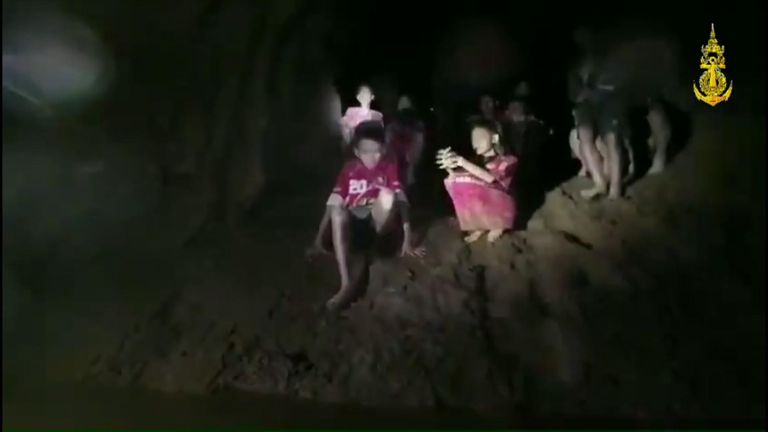 First images of rescued Thai teens 