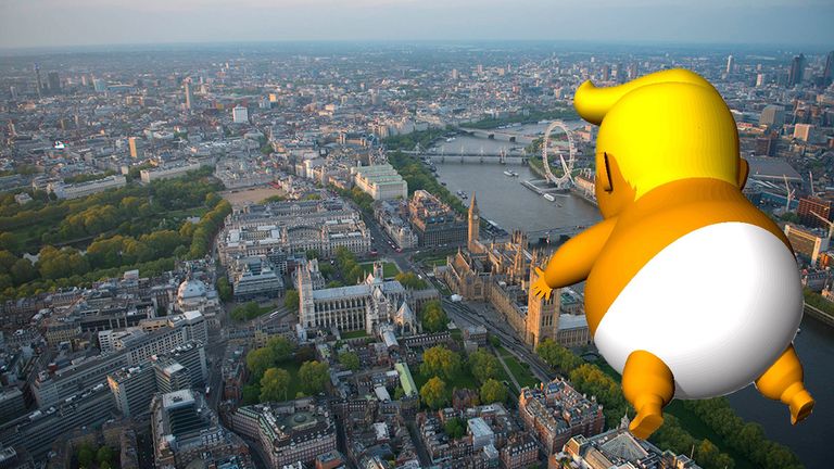 Pic: Trump Baby UK