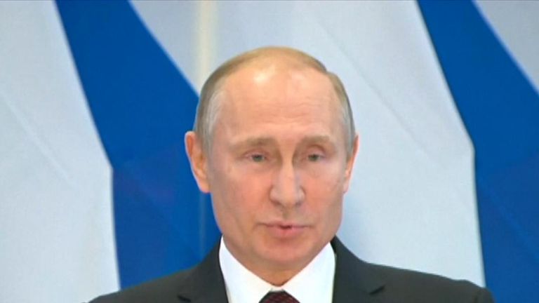 Vladimir Putin praises Donald Trump for keeping promises to voters