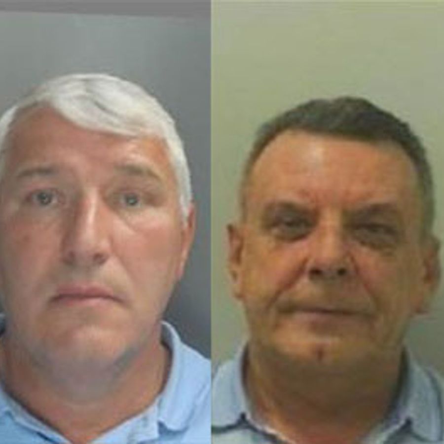 John Mulally (left) and Lesley Moulden. Pic: Northumbria Police