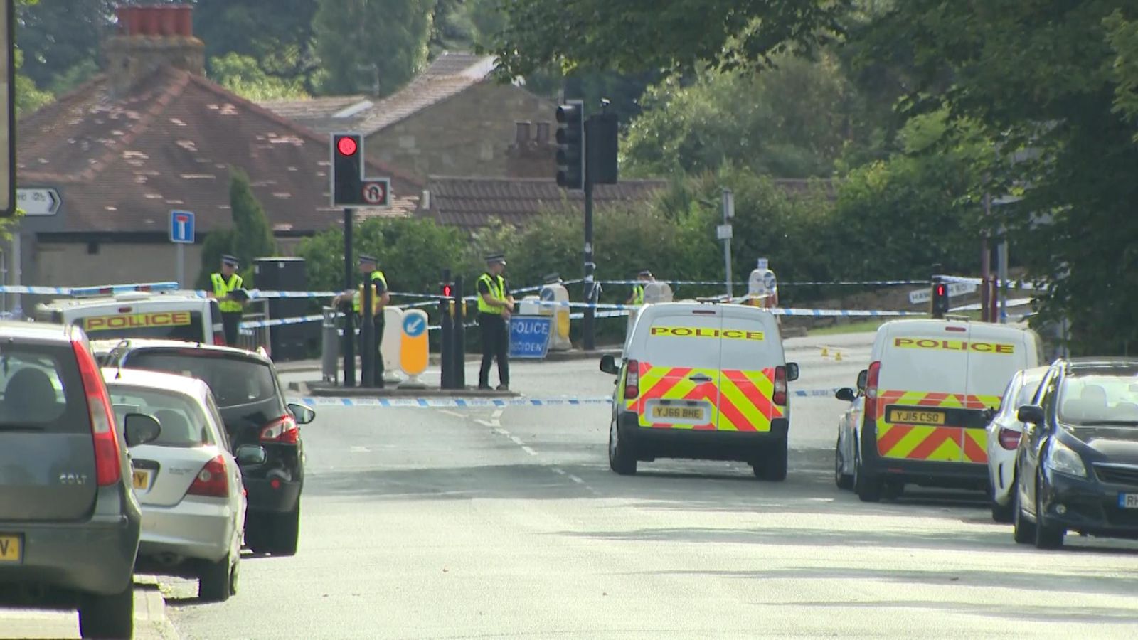 Four men being followed by unmarked police car in Bradford killed in