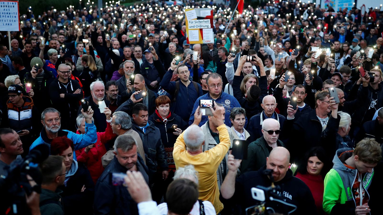 Holocaust survivors view German far-right protests with 'growing ...