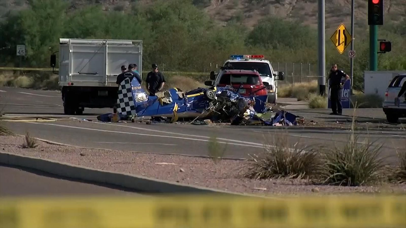 Pilot And Passenger Die After Homemade Plane Crashes Onto Arizona Road ...