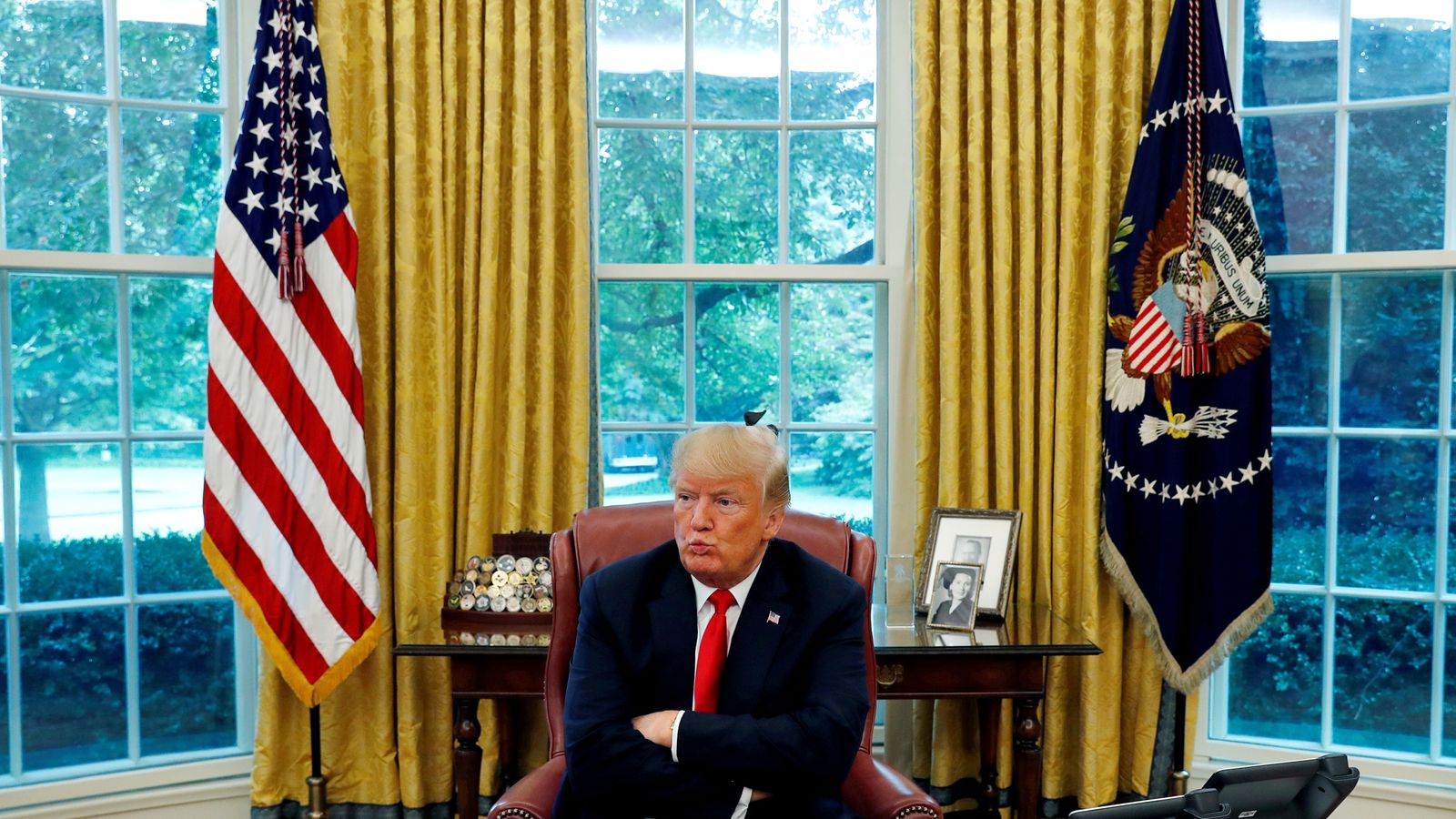 President Trump No Time Frame To End China Trade War US News Sky 