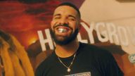Canadian rapper Drake dons a grill for his music video ulter ego