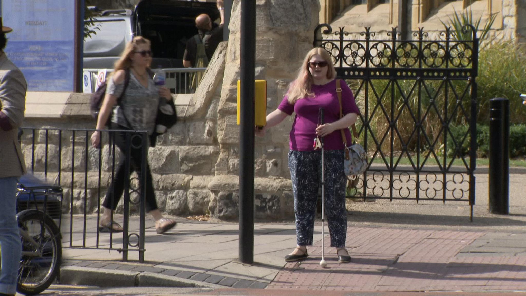 Blind activist wants to change how people interact with those with