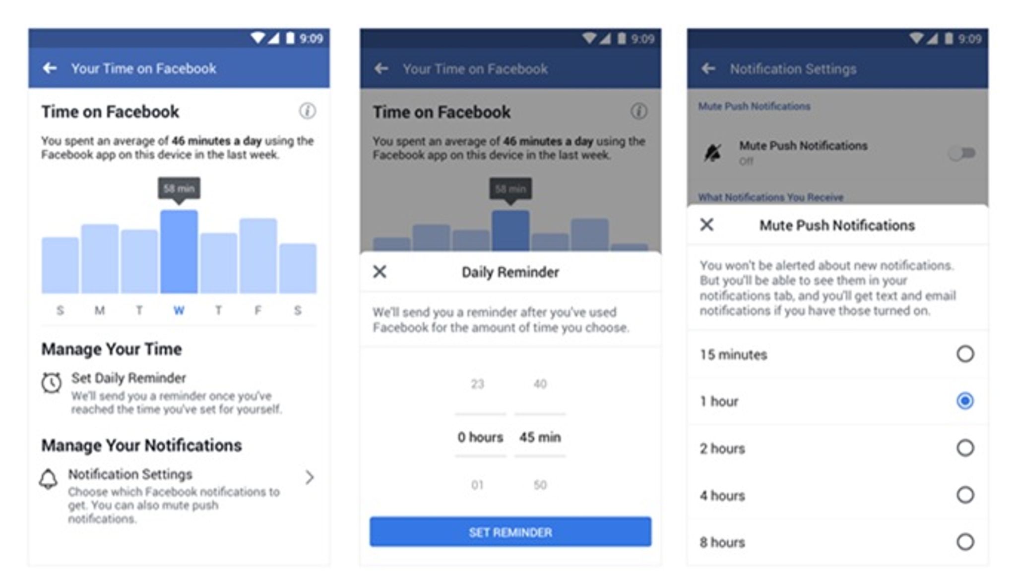 Facebook and Instagram introduce time limit tool to tackle social media