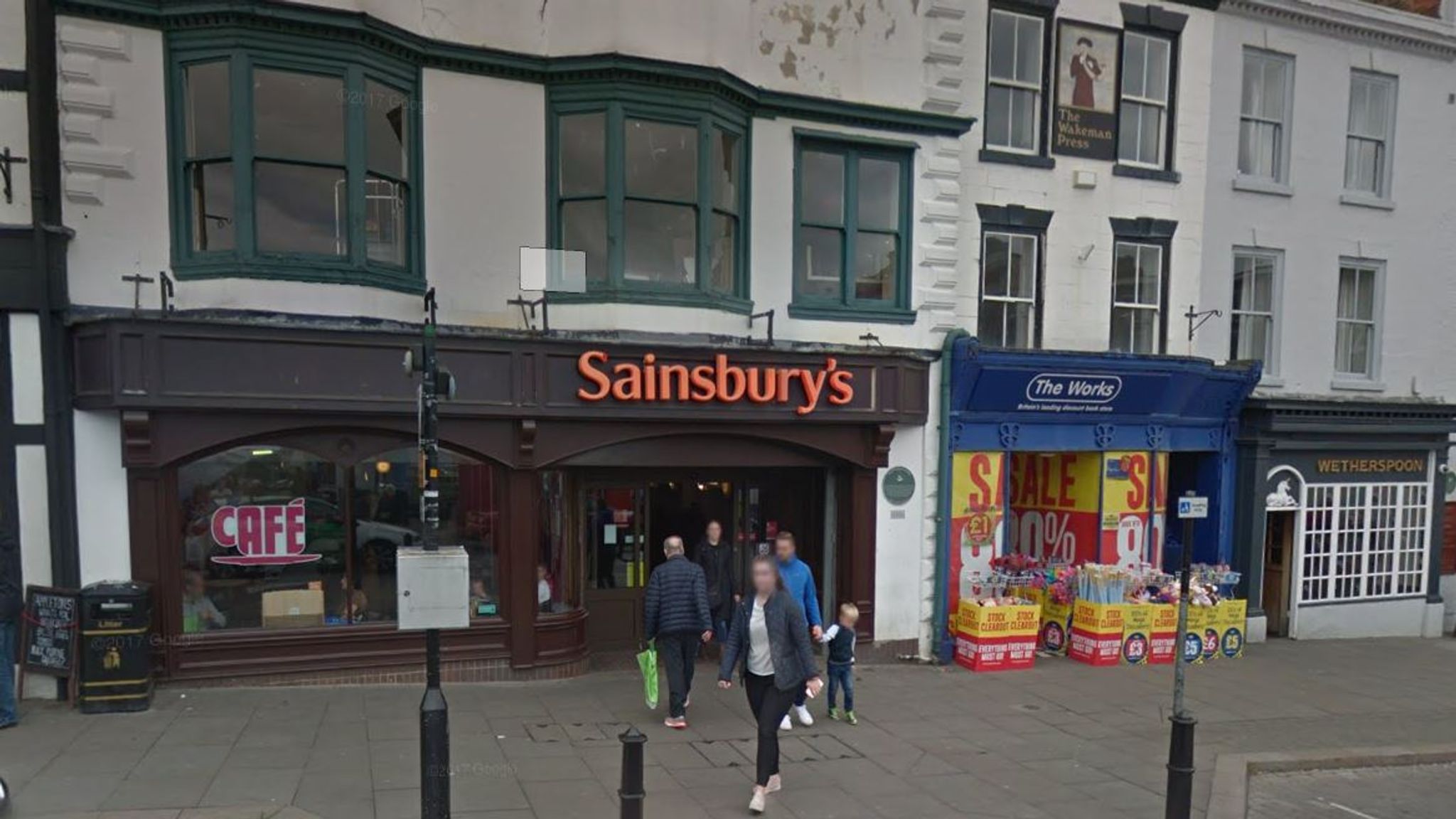 Sainsbury's in Ripon evacuated after sinkhole opens up outside UK