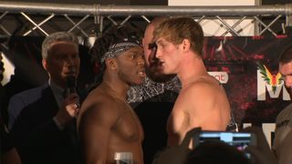 YouTube influencers KSI and Logan Paul face each other in an amateur boxing match in Manchester