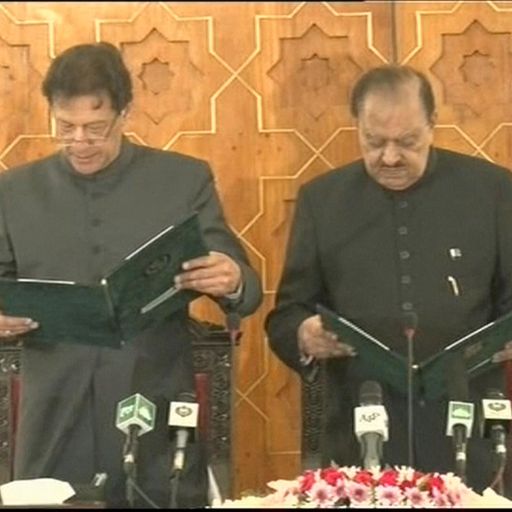 Cricket legend Imran Khan sworn in as Pakistan PM