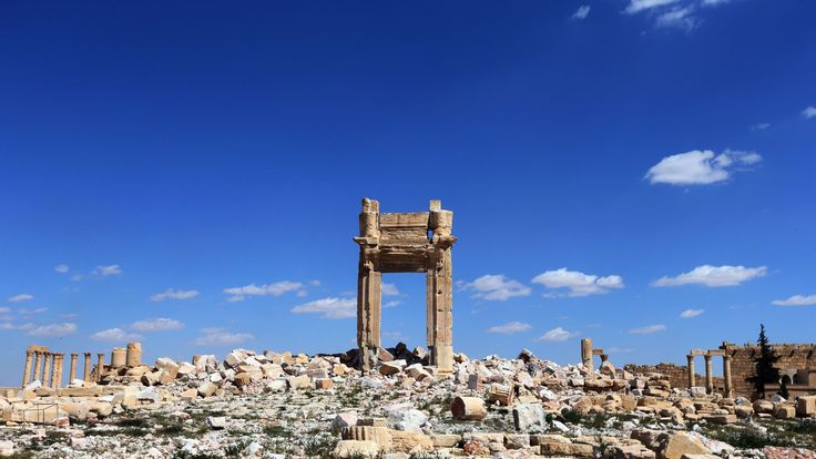 ISIS reduced many historical sites to rubble during their occupation of Palmyra.