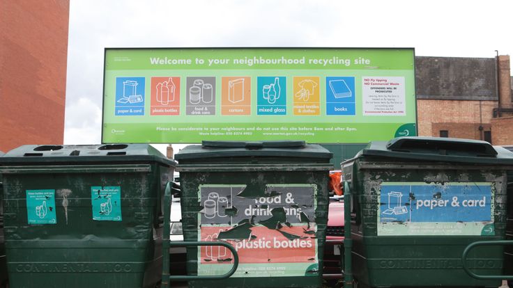 Only a third of the plastic in packaging pots and trays for food bought by households can be recycled
