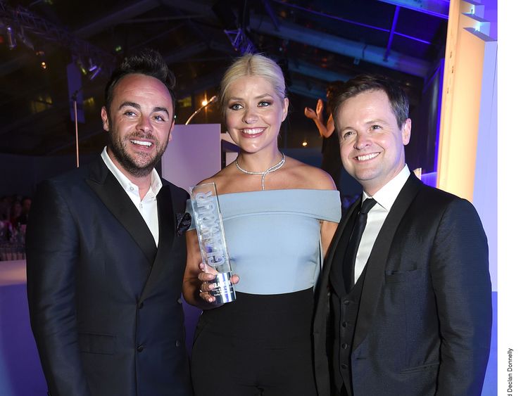 Anthony McPartlin, Holly Willoughby and Declan Donnelly in 2016