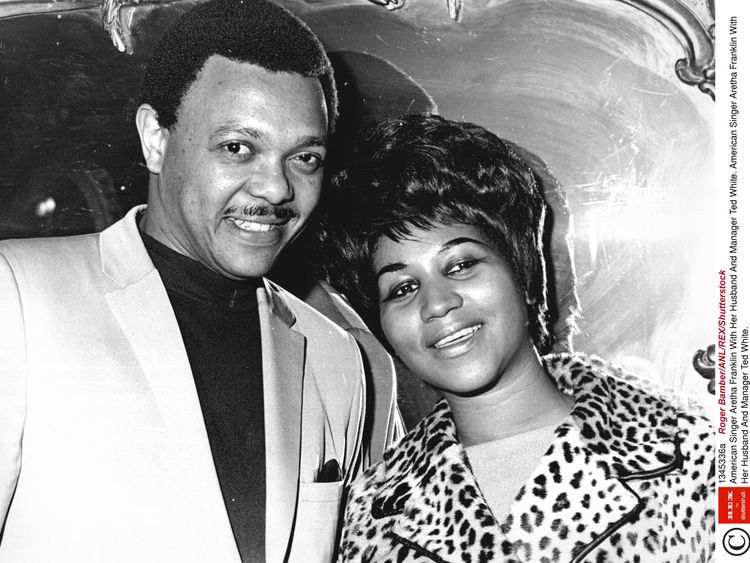 Aretha Franklin and her first husband Ted White