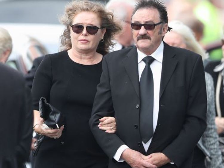 Paul Elliott arrives at the New York Stadium, Rotherham, for the funeral of his brother Barry