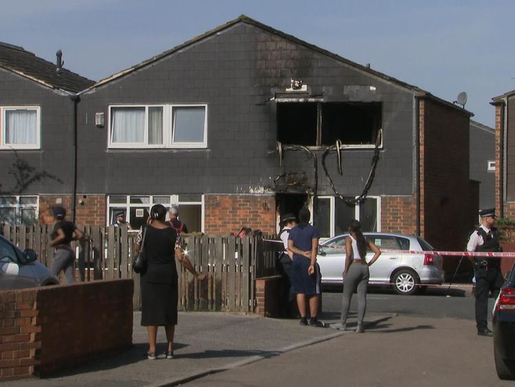 A seven-year-old boy has died in a house fire in southeast London which police are treating as suspicious.