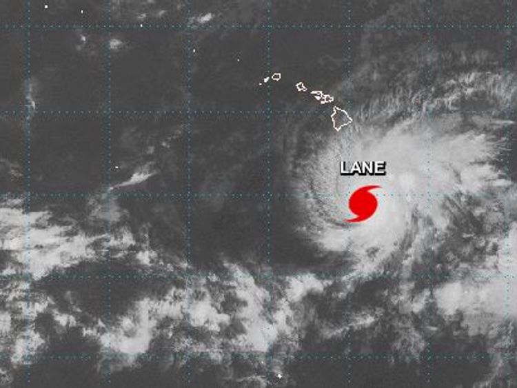 Hurricane lane will move close to the main Hawaiian islands