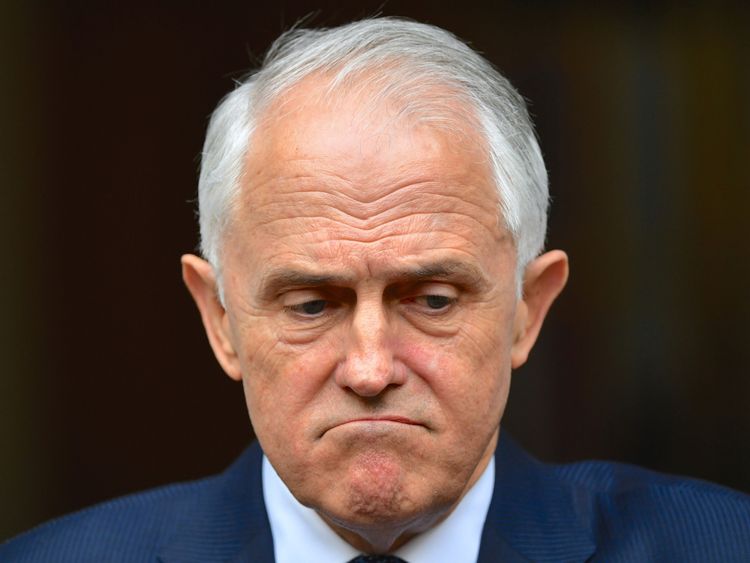 Mr Turnbull survived a leadership vote on Tuesday