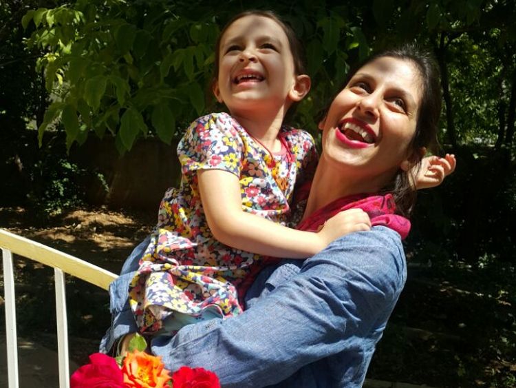 Nazanin Zaghari-Ratcliffe is reunited with her daughter after being granted a temporary release from prison