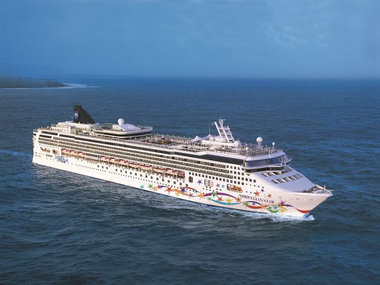 The woman fell from the Norwegian Star cruise ship. Pic: Norwegian Cruise Line