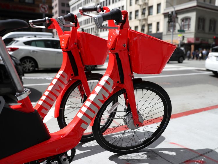Jump bikes are currently available in eight US cities