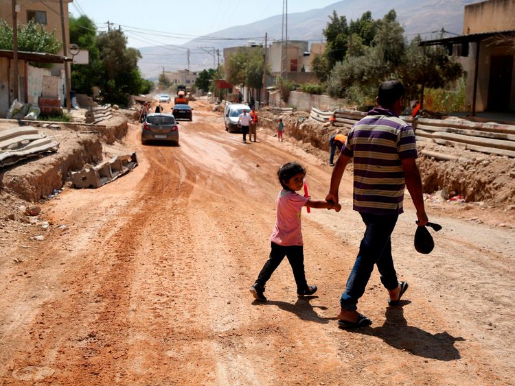 Renovations carried out after a USAID grant in the village of al Badhan, north of Nablus