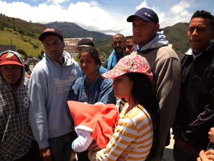 People are leaving Venezuela despite facing a walk of 2,000km to do so