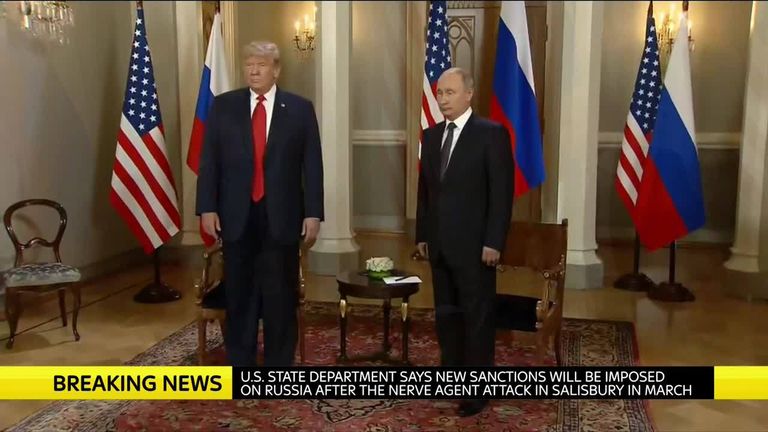 America to impose sanctions on Russia | News UK Video News | Sky News