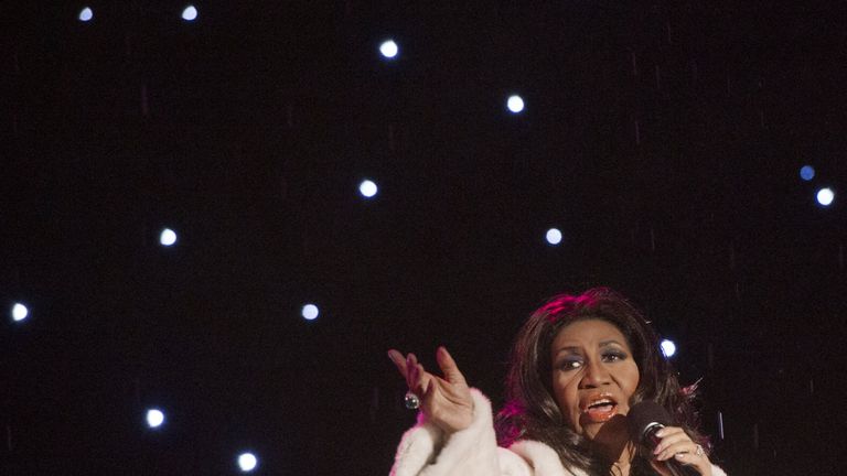 Aretha Franklin - the Queen of Soul - performing in Washington in 2013