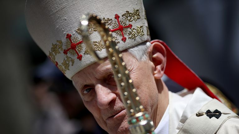 Cardinal Donald Wuerl is accused of covering up abuse while Bishop of Pittsburgh