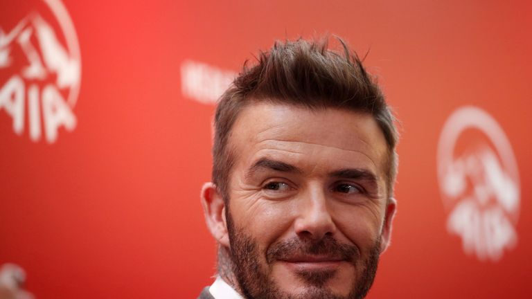 Motor enthusiast David Beckham has a substantial fleet of cars in the UK and LA