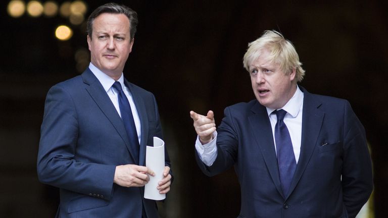 David Cameron claims Johnson 'didn't believe in Brexit' in blistering new  attack on new PM and Gove, The Independent