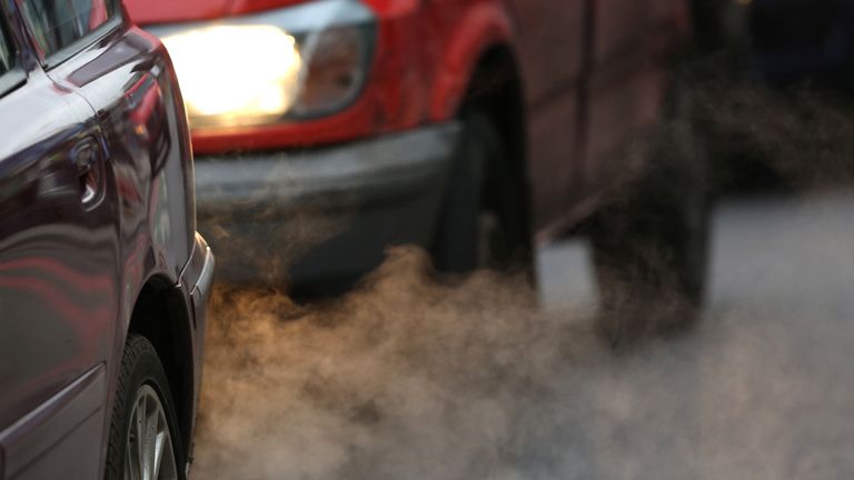 Traffic fumes are the biggest cause of pollution in cities