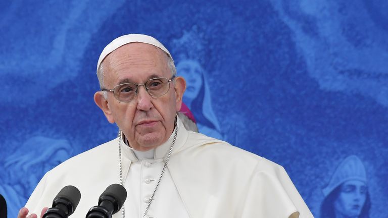Francis described abuse committed by members of the Church in Ireland as an 'open wound'