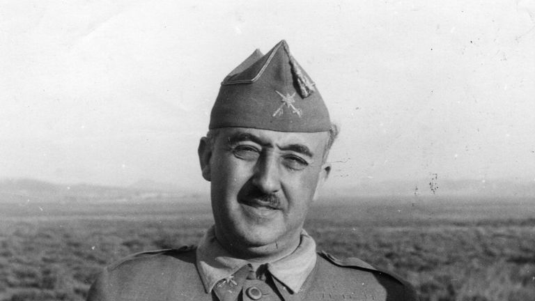 General Franco died in 1975
