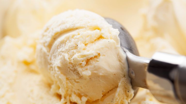 scoop of vanilla ice cream 