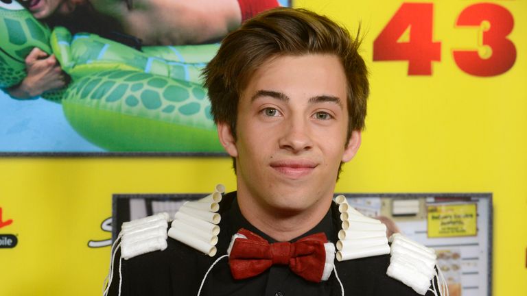 Jimmy Bennett at a movie premiere in 2013