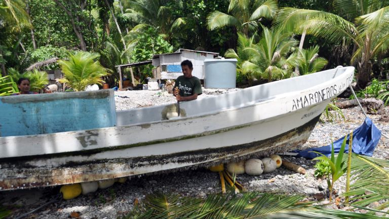 Mr Alvarenga washed ashore on his boat in the Marshall Islands