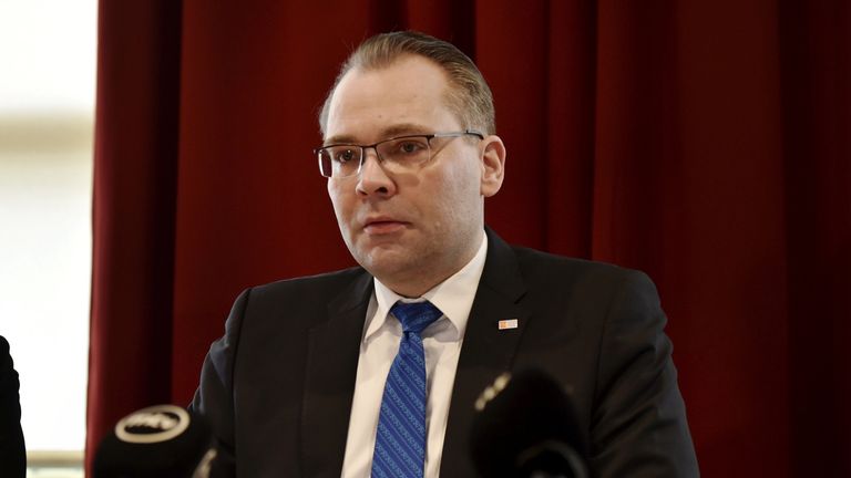 Jussi Niinisto said an army could not fight on lentil soup