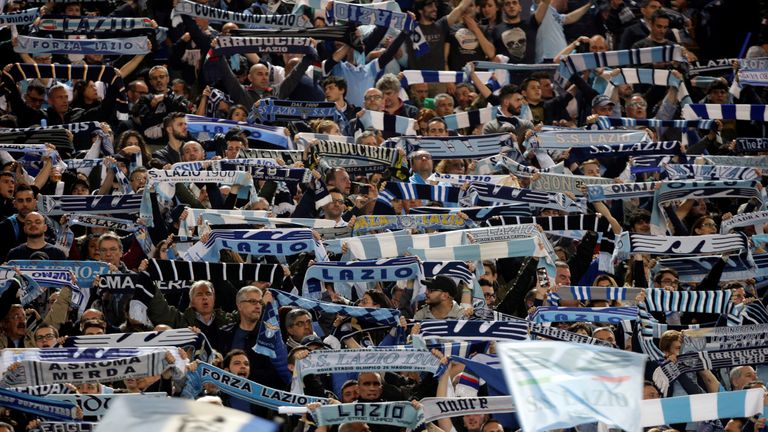 Lazio fans
