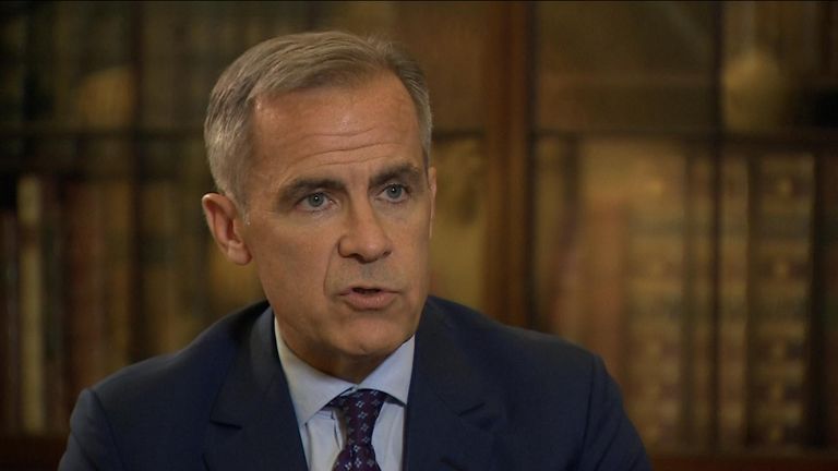 The Bank of England governor tells Sky News why raising interest rates was the best move for the UK economy.