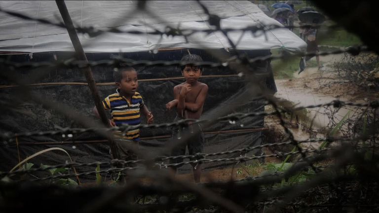 More than 700,00 Rohingya Muslims are still in refugee camps in Bangladesh 